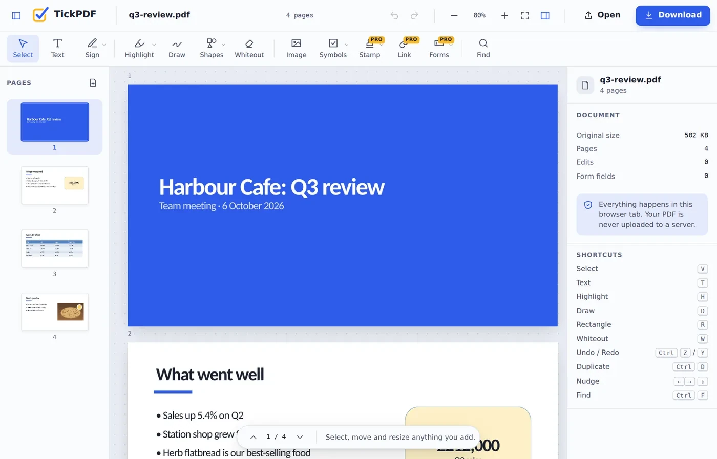 Slides after PPT to PDF conversion, opened as PDF pages