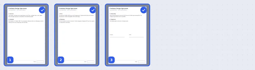 Crop area shown on every page before you crop PDF files